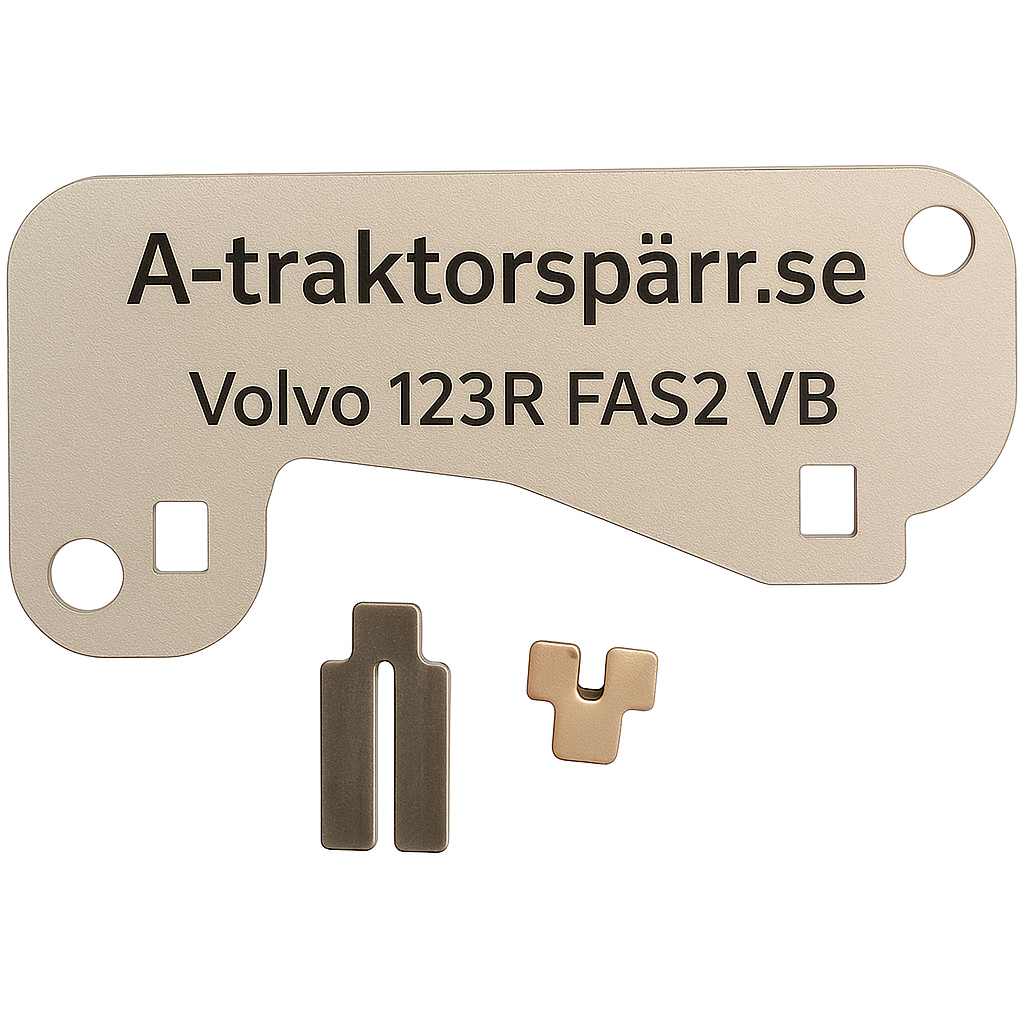 Lock plate Volvo FAS2 left R - 123R (Prototyp)