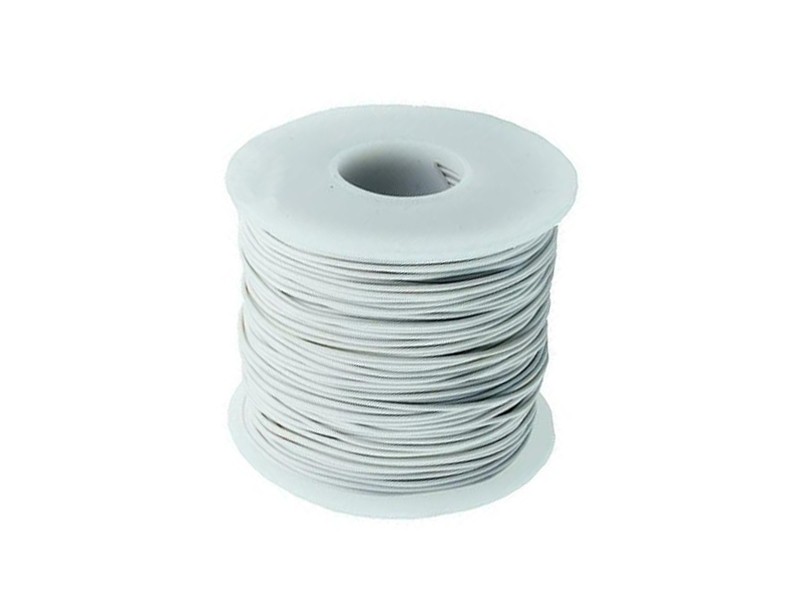 White electric cable, 0.5mm²