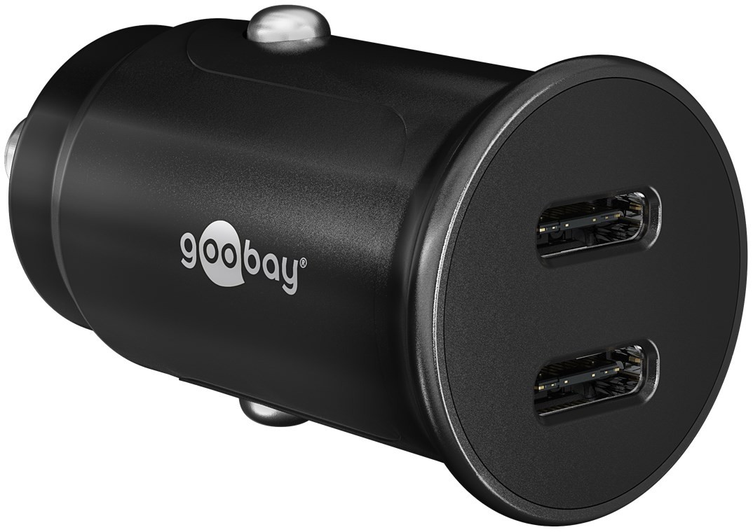 Dual-USB-C PD (Power Delivery) Auto Fast Charger (30 W)