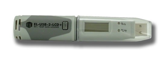EL-USB-2-LCD+ Datalogger för temperatur och luftfuktighet med display, hög noggrannhet EL-USB-2-LCD+ Datalogger för temperatur och luftfuktighet med display, hög noggrannhet