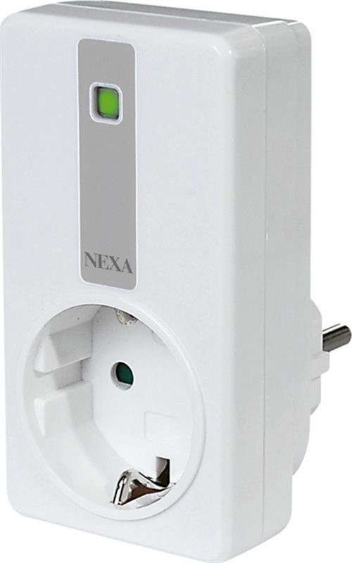 Nexa fjärrströmbrytare, extra mottagare, vit, dimmer, 250W Nexa fjärrströmbrytare, extra mottagare, vit, dimmer, 250W