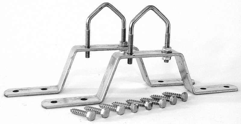 Väggfäste 7.5cm inkl. bult, par