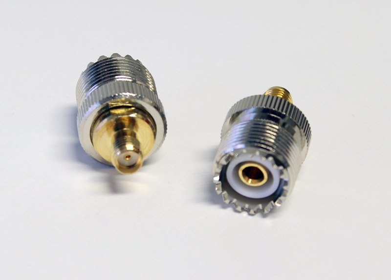 Adapter SMA female to UHF female