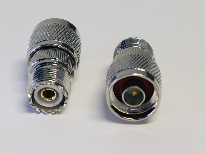 Adapter N male to UHF female