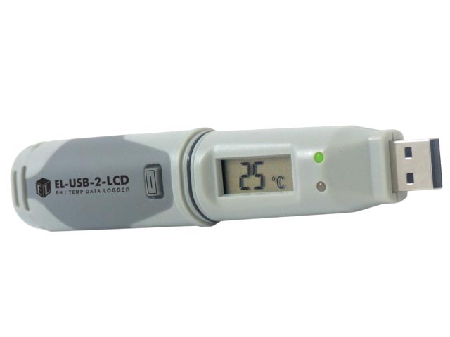 EL-USB-2-LCD Datalogger för temperatur och luftfuktighet med display EL-USB-2-LCD Datalogger för temperatur och luftfuktighet med display